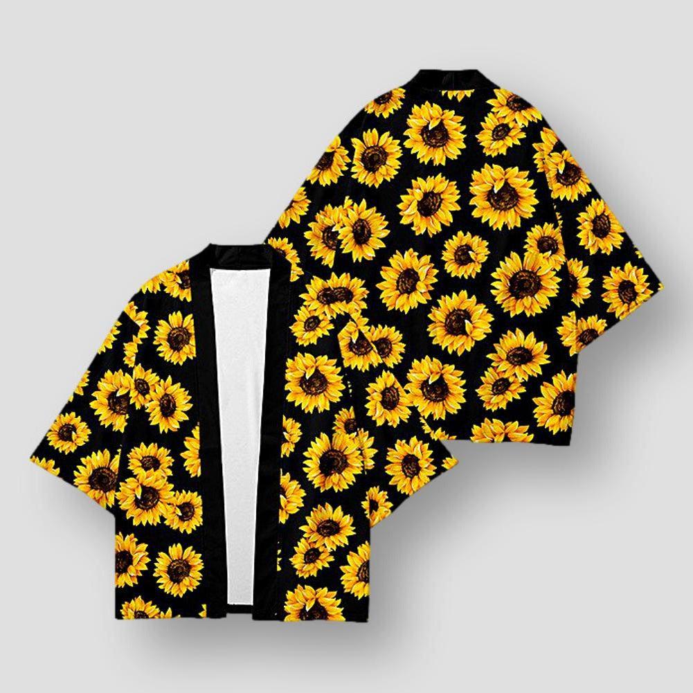 Moon Madrid Fresno Sunflower Serenade Kimono