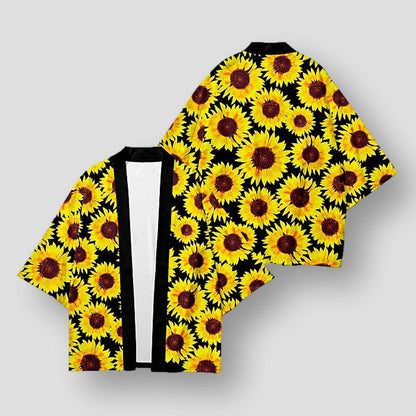 Moon Madrid Fresno Sunflower Serenade Kimono