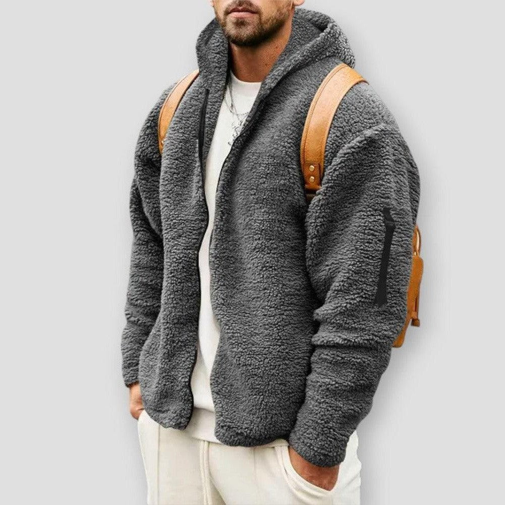 Moon Madrid Gilbert Cozy Fleece Hooded Coat