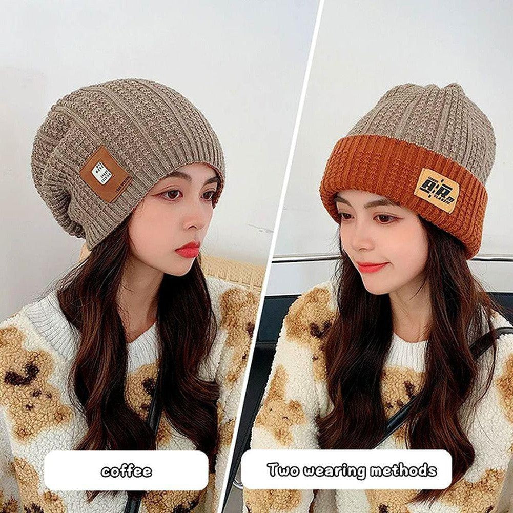 Moon Madrid Glendale Winter Chic Reversible Knitted Beanie