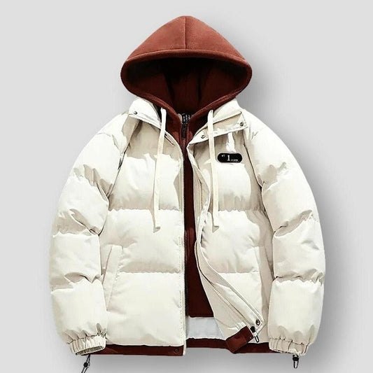 Moon Madrid Grove Snowfall Winter  Hooded Jacket