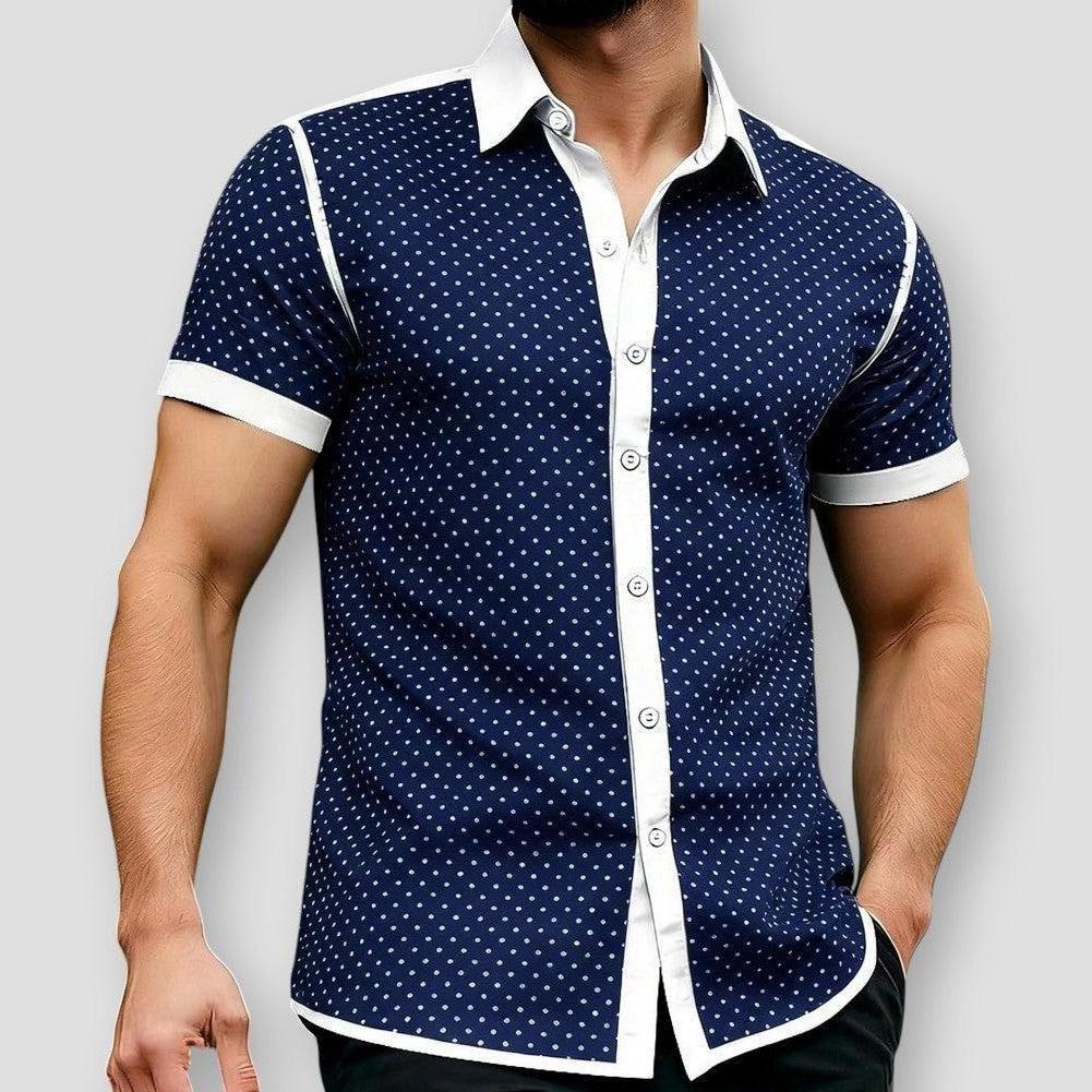Moon Madrid Houma Polka Dot Shirt