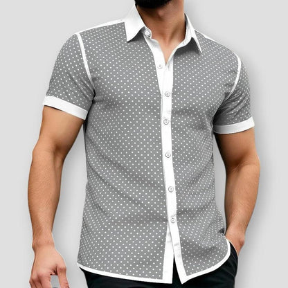 Moon Madrid Houma Polka Dot Shirt