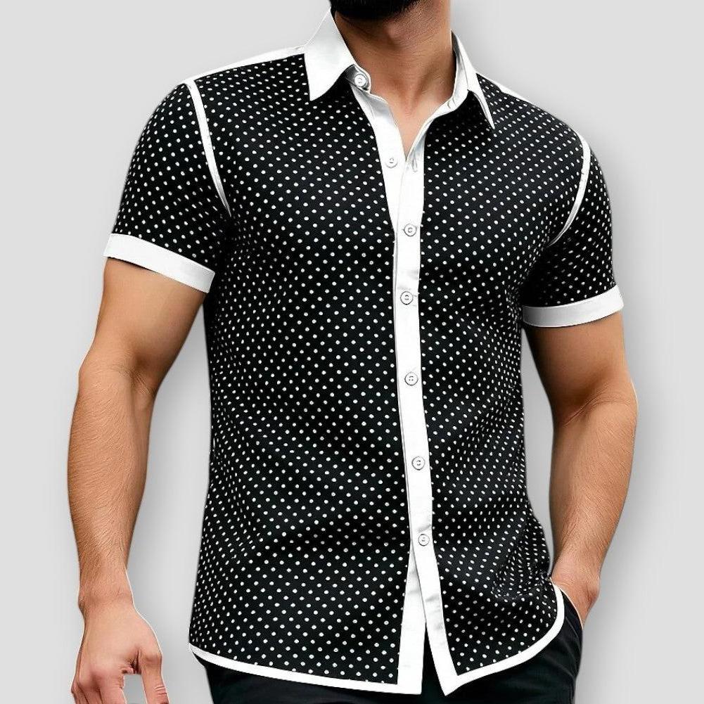 Moon Madrid Houma Polka Dot Shirt