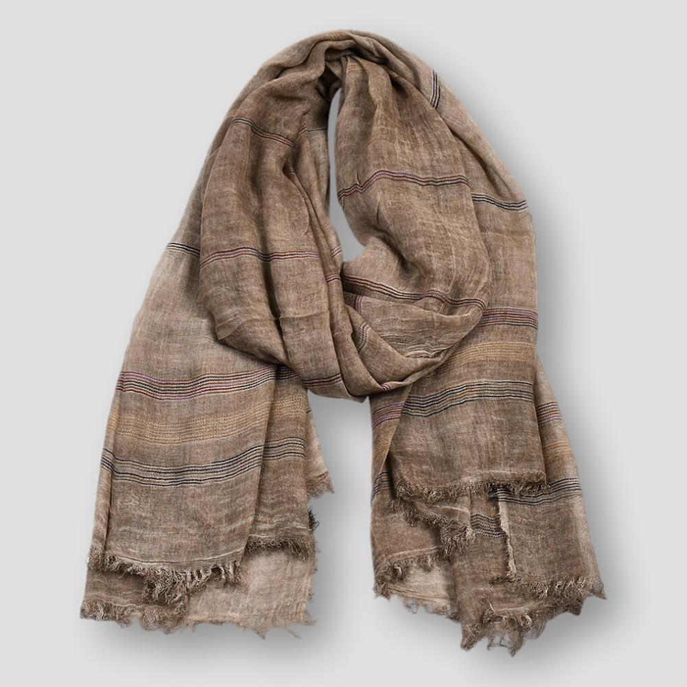 Moon Madrid Irving Modern Classic Linen Scarf