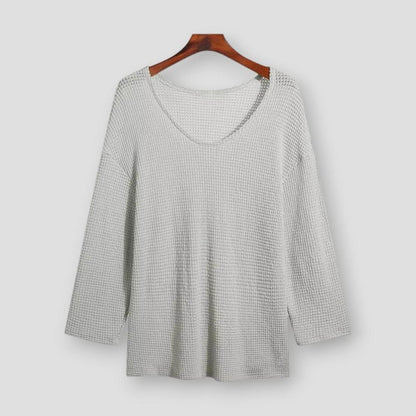 Moon Madrid Kokomo Long Sleeve Hollow Tee