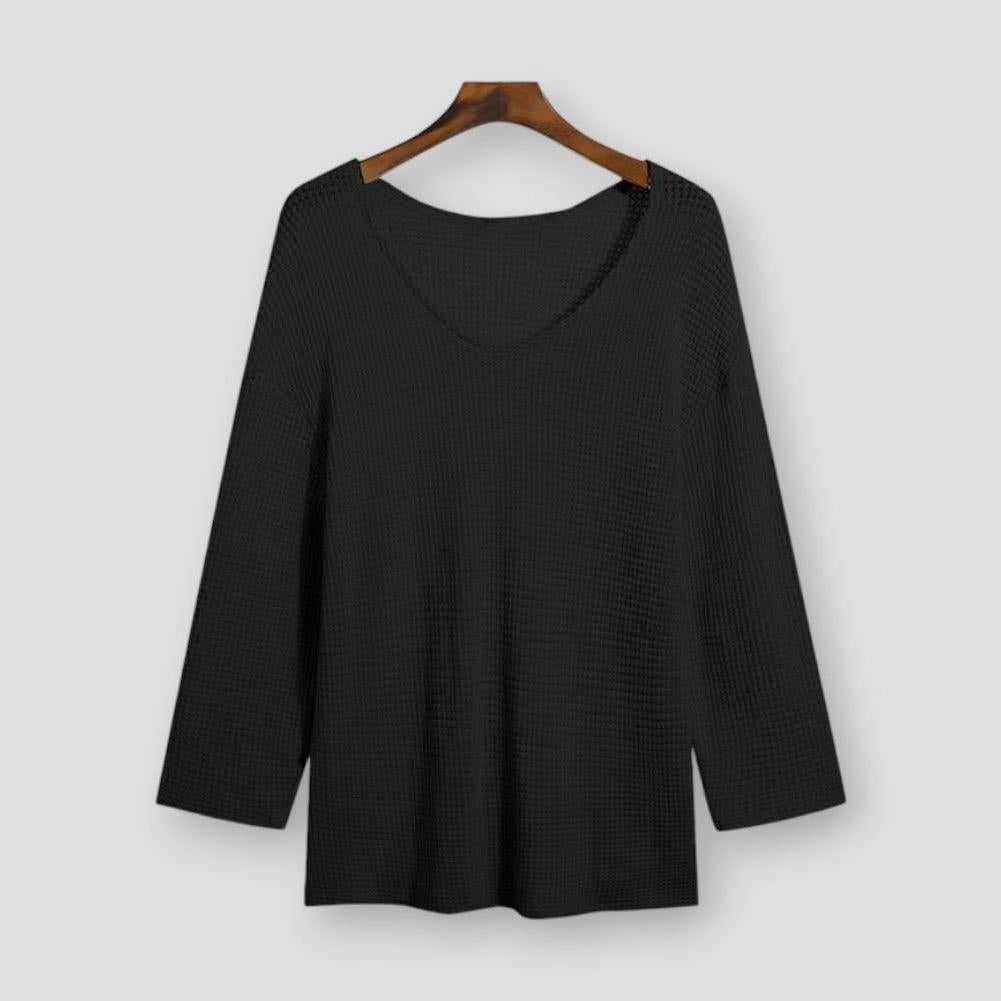 Moon Madrid Kokomo Long Sleeve Hollow Tee