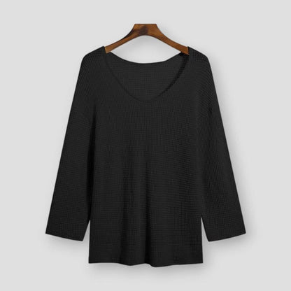 Moon Madrid Kokomo Long Sleeve Hollow Tee