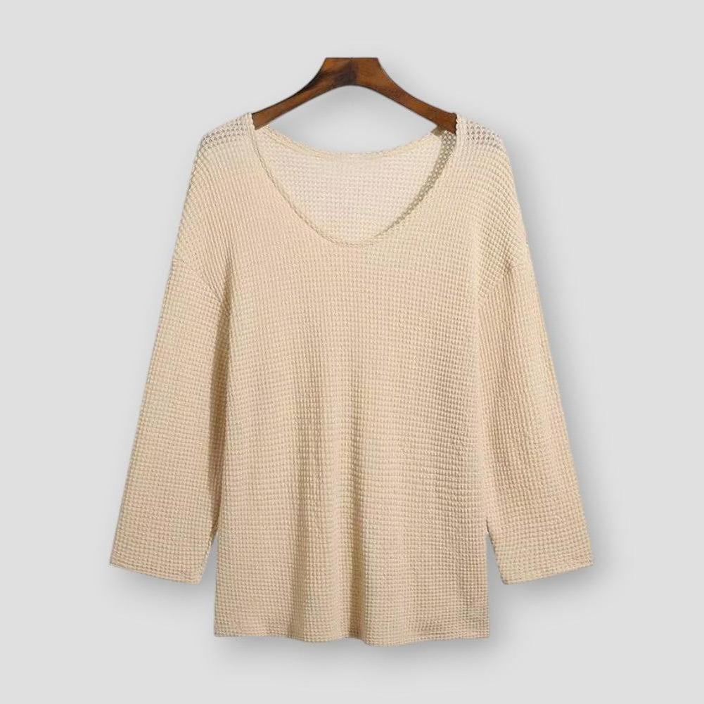 Moon Madrid Kokomo Long Sleeve Hollow Tee