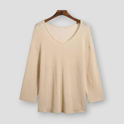 Moon Madrid Kokomo Long Sleeve Hollow Tee
