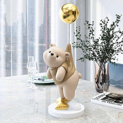 Moon Madrid Ontario Balloon Polar Bear Figurine