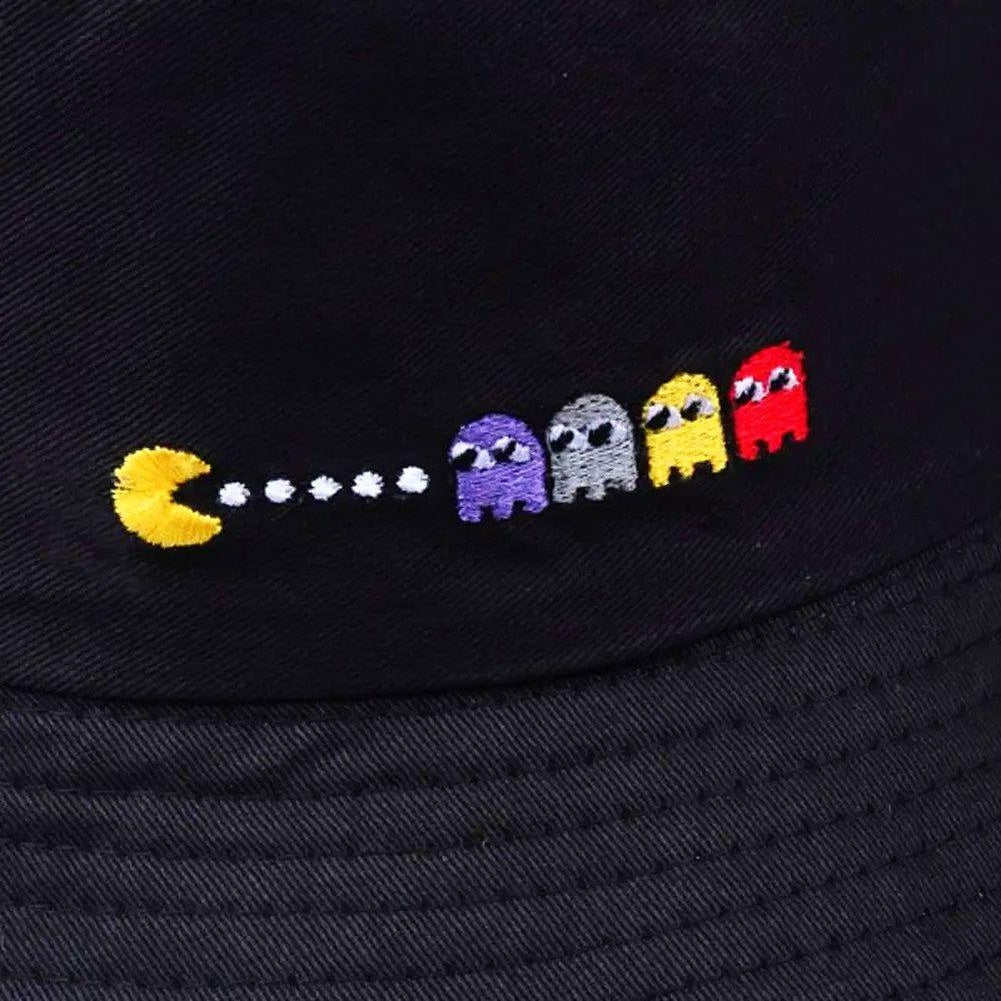 Moon Madrid Retro Ghostly Gamer Bucket Hat