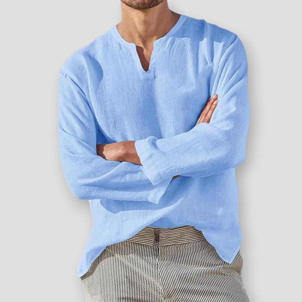 Moon Madrid Saybrook Cotton Linen Shirt