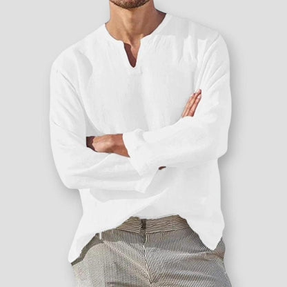 Moon Madrid Saybrook Cotton Linen Shirt