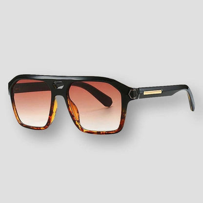 Saint Martin Akron Sun Glow Chic Rectangle Sunglasses