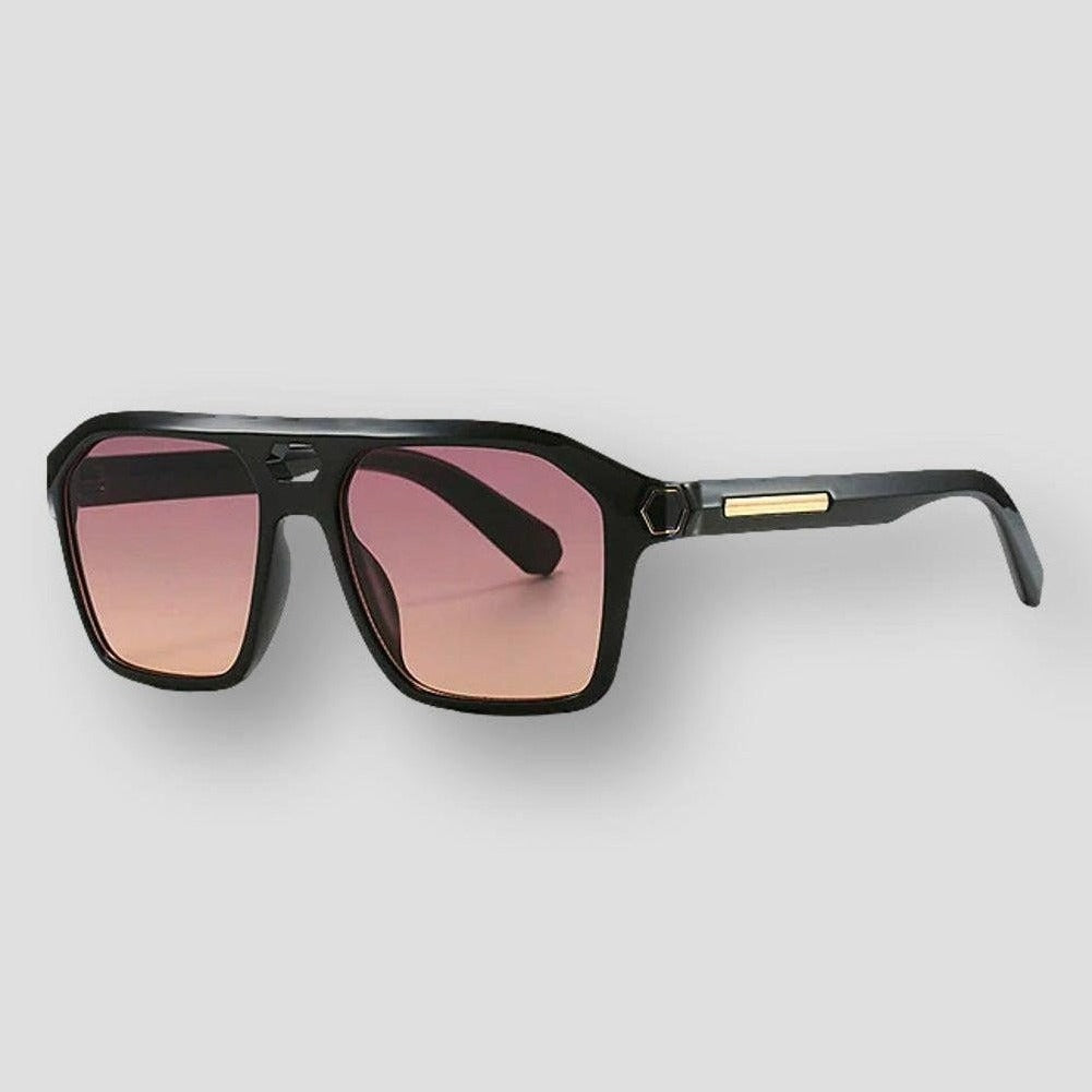 Saint Martin Akron Sun Glow Chic Rectangle Sunglasses