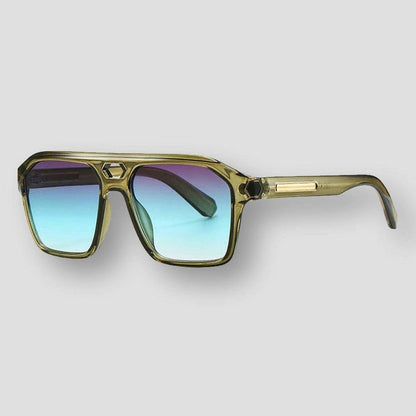 Saint Martin Akron Sun Glow Chic Rectangle Sunglasses