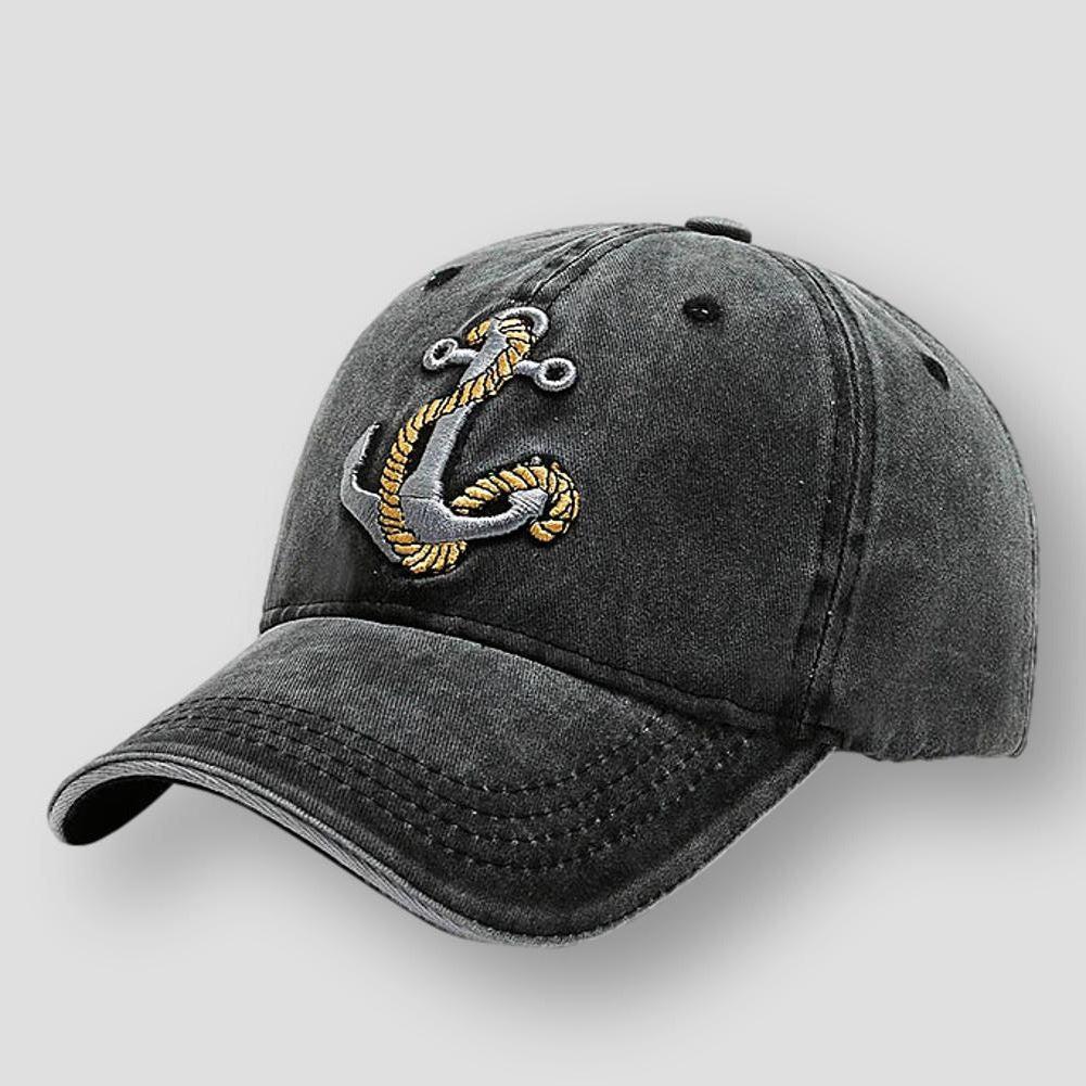 Saint Martin Antonio Anchor Embroidered Baseball Cap