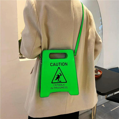 Saint Martin Chandler Caution Chic Crossbody Bag