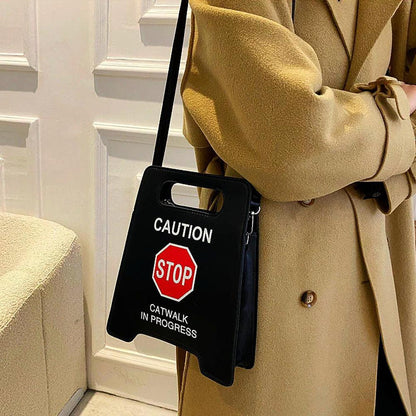 Saint Martin Chandler Caution Chic Crossbody Bag