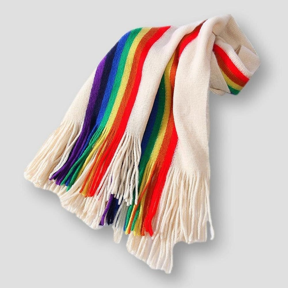 Saint Martin Chandler Rainbow Scarf