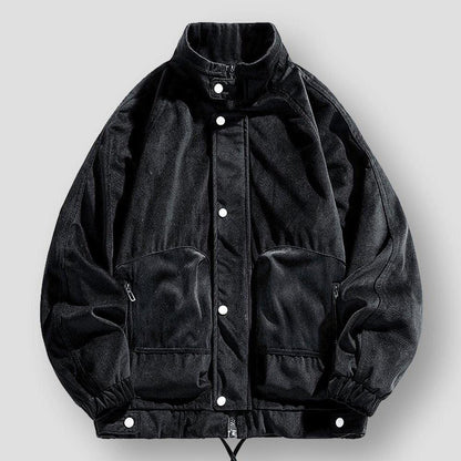 Saint Martin Fontana Front-Zip Flight Jacket