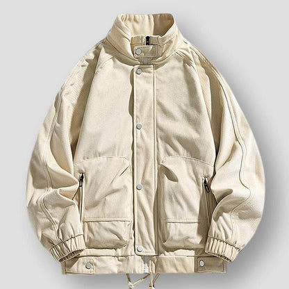 Saint Martin Fontana Front-Zip Flight Jacket