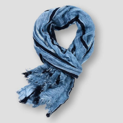 Saint Martin Francisco Luxe Striped Elegance Scarf