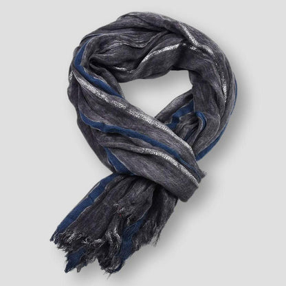 Saint Martin Francisco Luxe Striped Elegance Scarf