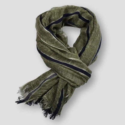 Saint Martin Francisco Luxe Striped Elegance Scarf