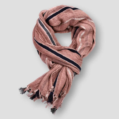 Saint Martin Francisco Luxe Striped Elegance Scarf