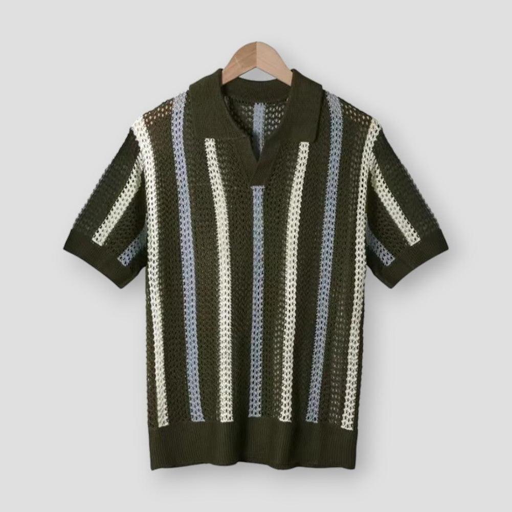 Saint Martin Harrison Hollow Knitted Polo