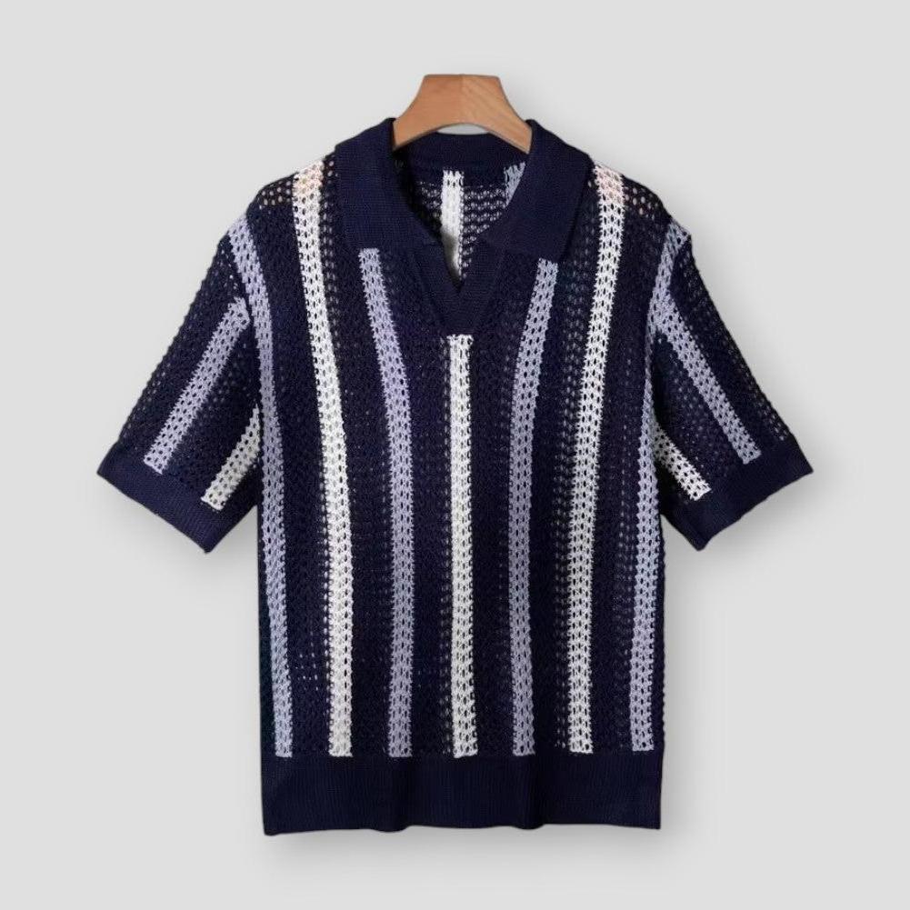 Saint Martin Harrison Hollow Knitted Polo