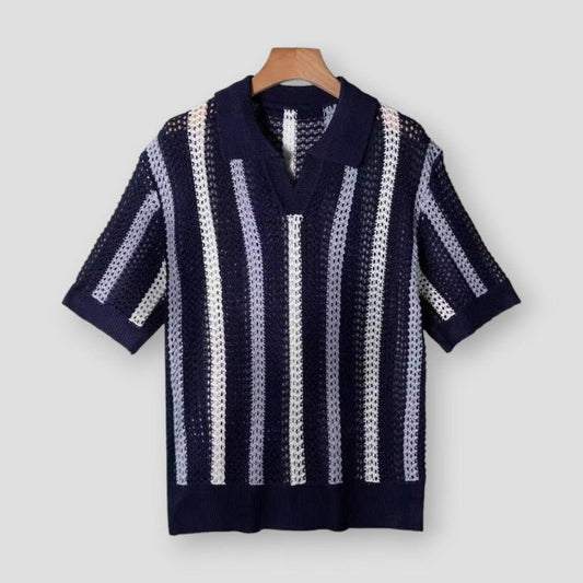 Saint Martin Harrison Hollow Knitted Polo