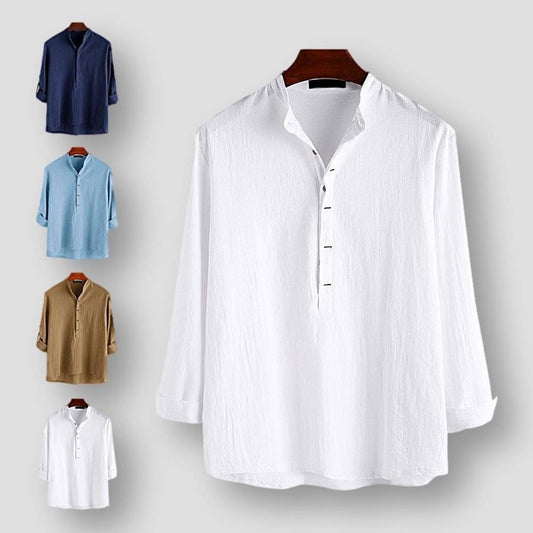 Saint Martin Irvine Effortless Elegance Linen Shirt