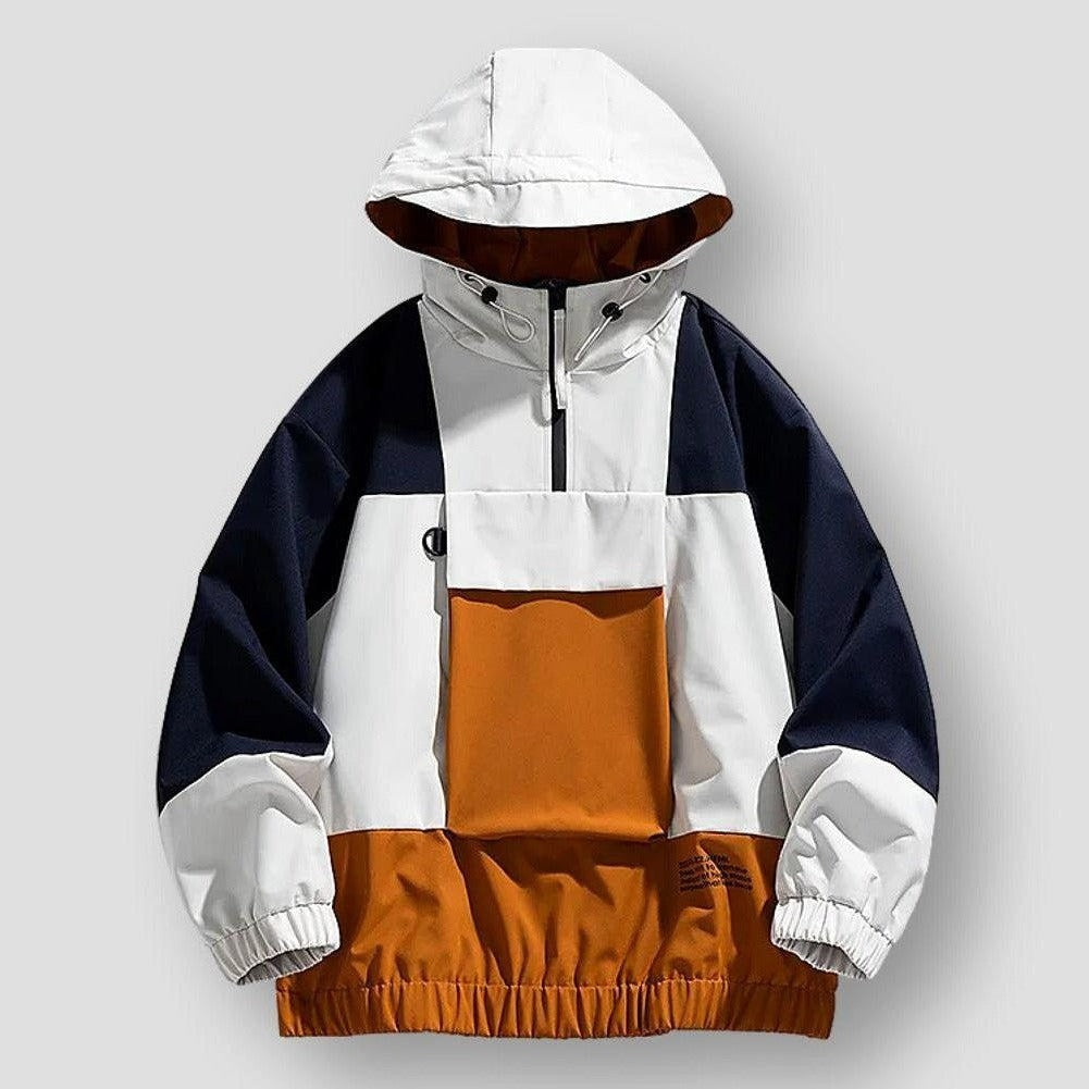 Saint Martin Irving Patchwork Hooded Jacket