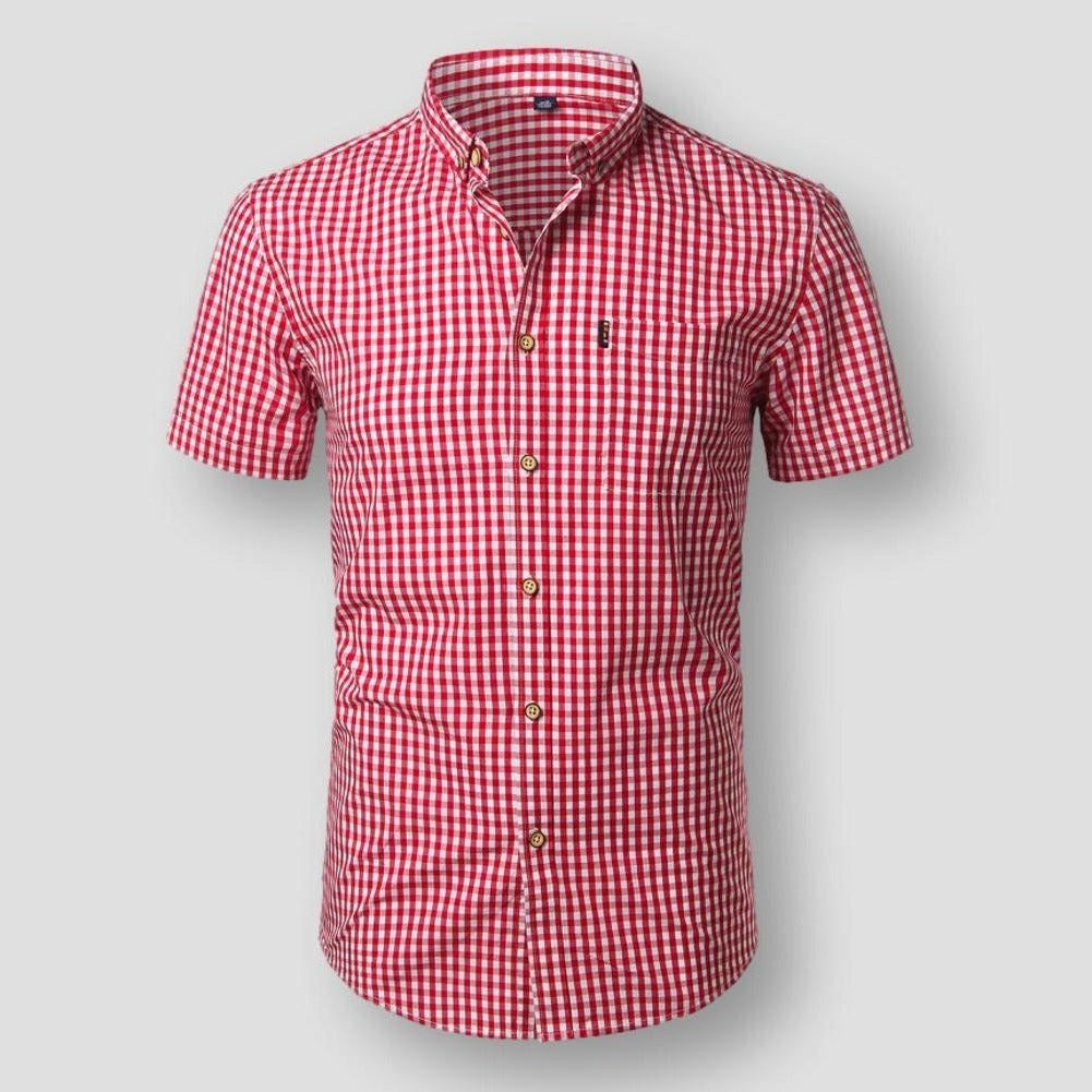 Saint Martin Joliet Bold Plaid Shirt