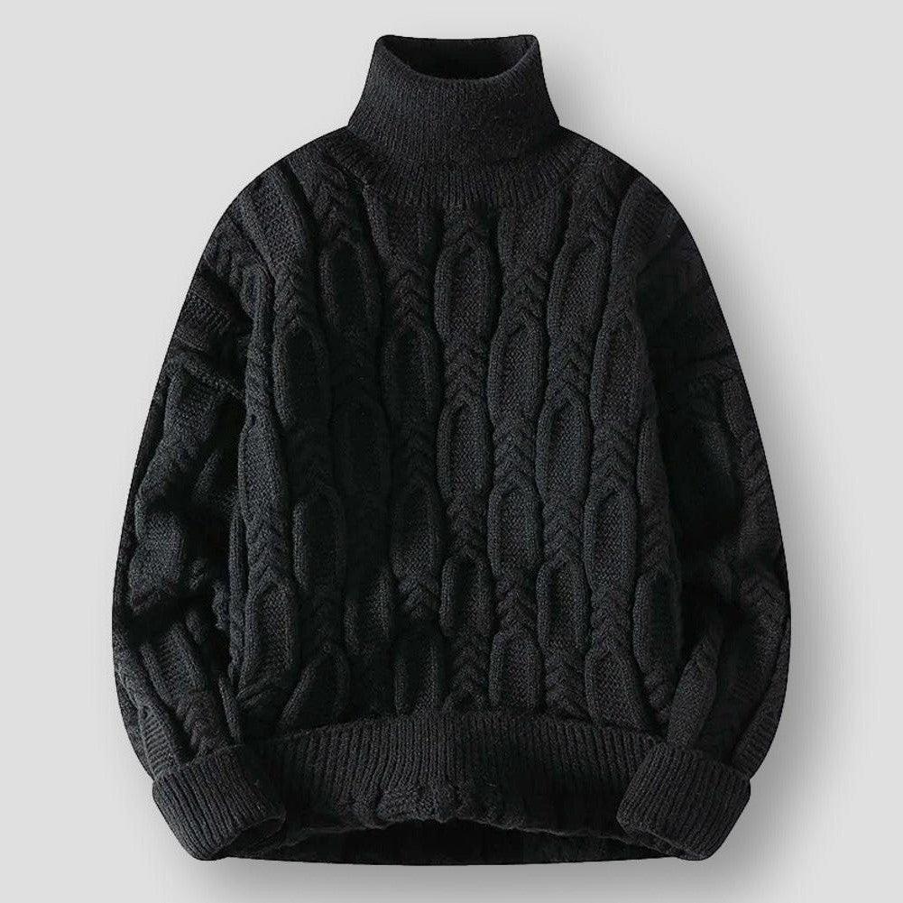 Saint Martin Lancaster Textured Essence Turtleneck Sweater