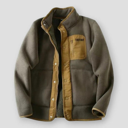 Saint Martin Oakland Retro Luxe Zip-Up Fleece Jacket