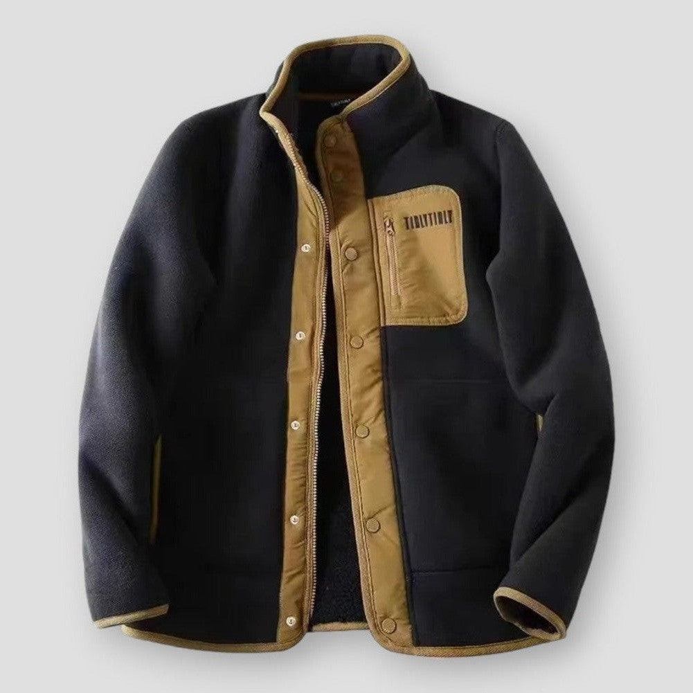 Saint Martin Oakland Retro Luxe Zip-Up Fleece Jacket