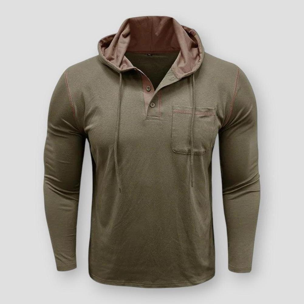Saint Martin Ozark Hooded Henley