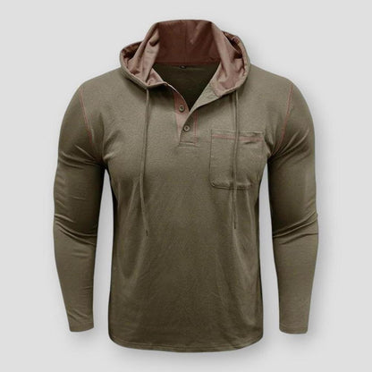 Saint Martin Ozark Hooded Henley