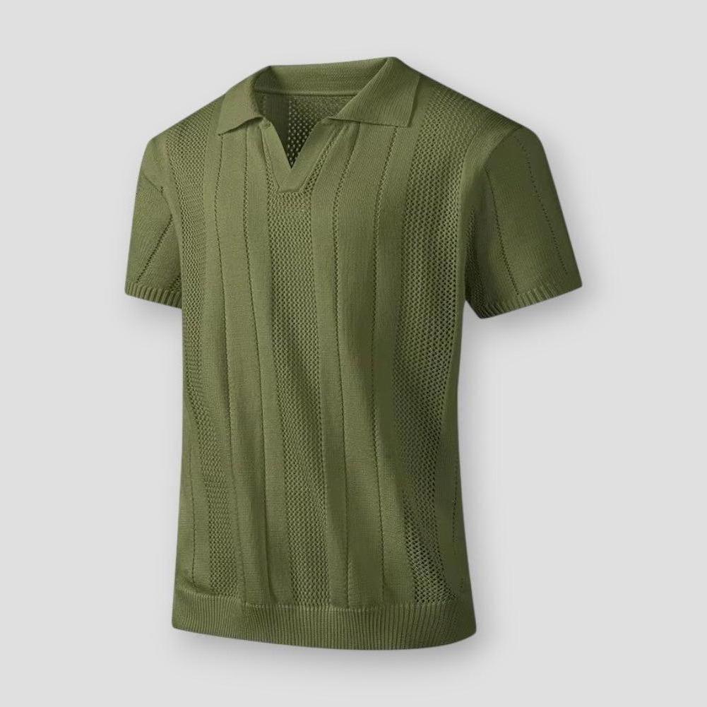 Saint Martin Romney Knitted Polo Shirt