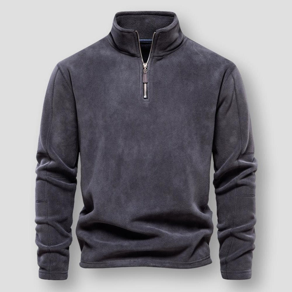 Saint Martin Stamford Luxe Thick Zip-Up Pullover