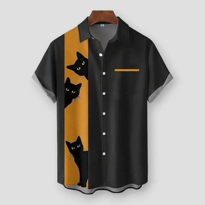 Saint Martin Stamford Meow Fancy Shirt