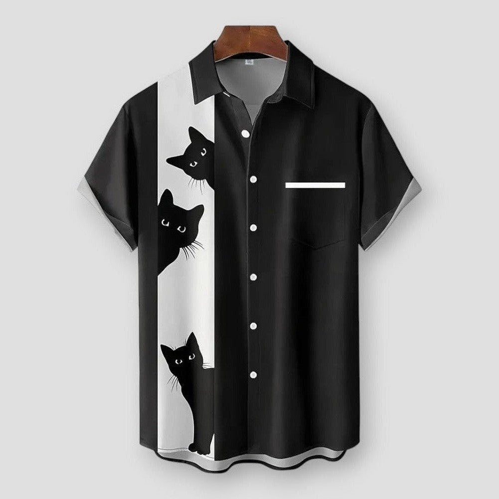 Saint Martin Stamford Meow Fancy Shirt