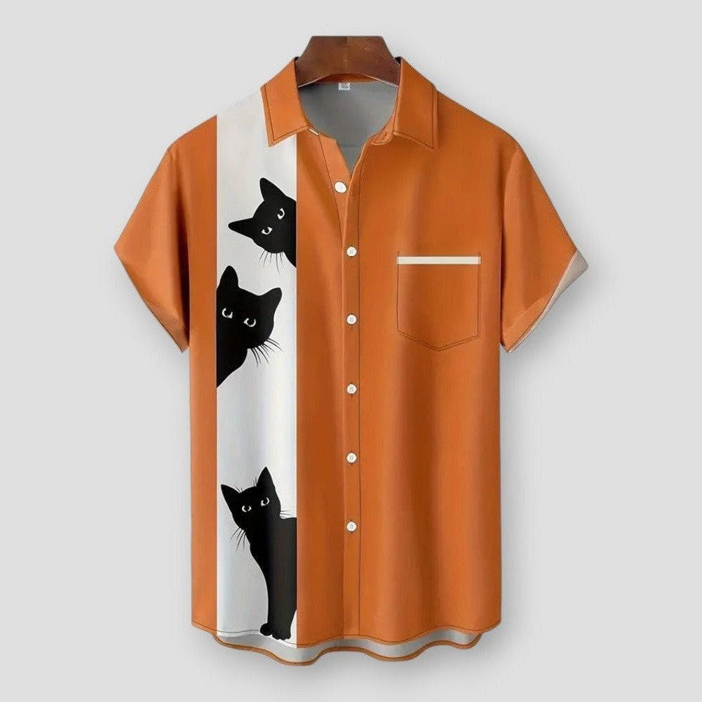 Saint Martin Stamford Meow Fancy Shirt