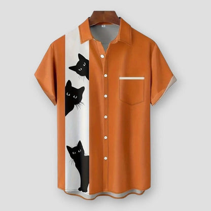 Saint Martin Stamford Meow Fancy Shirt