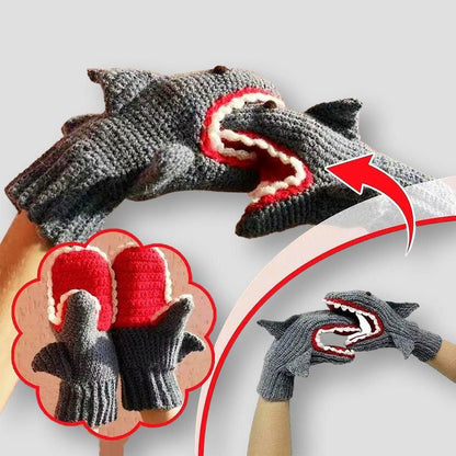 Saint Martin Stamford Playful 3D Shark Gloves