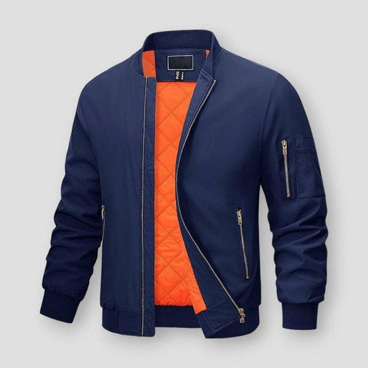 Saint Martin Vallejo Zip-Up Padded Flight Jacket